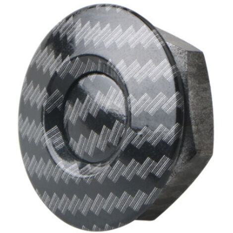 Pestillos automotrices de liberación rápida, bucle de contorno de capó de aluminio, kit de placa de matrícula de parachoques GM (color fibra de carbono), 2 paquetes (1/5)