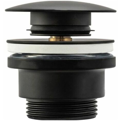DESAGÜE UNIVERSAL PARA LAVABO REA NEGRO CLICK-CLACK