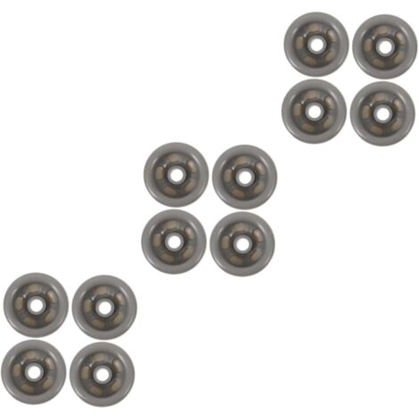 Juego de accesorios para secadora de 12 piezas: poleas para secadora, piezas para secadora, cojinetes, poleas, piezas para secadora en plástico gris claro (1/5)