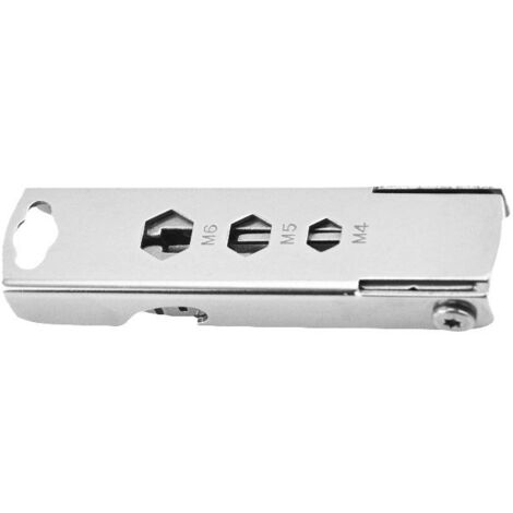 Llavero multiherramienta 12 en 1, destornillador, cuchillo y llavero de acero inoxidable. (1/5)
