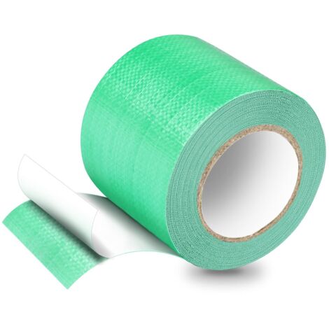 Cinta de lona, cinta de reparación de lona de tela, parche de lona, 5 m x 8 cm, para lonas de camiones, toldos, tiendas de campaña, verde (1/5)