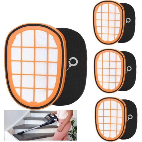 Juego de filtros de 4 piezas para aspiradoras Philips SpeedPro Max Aqua, FC6814, FC6826, FC6812, FC6822, FC6827, FC6813, FC6823, XC8043, XC8045, XC8047, XC7041-XC7043, FC6901-FC6901. 4 filtros de repu (1/5)