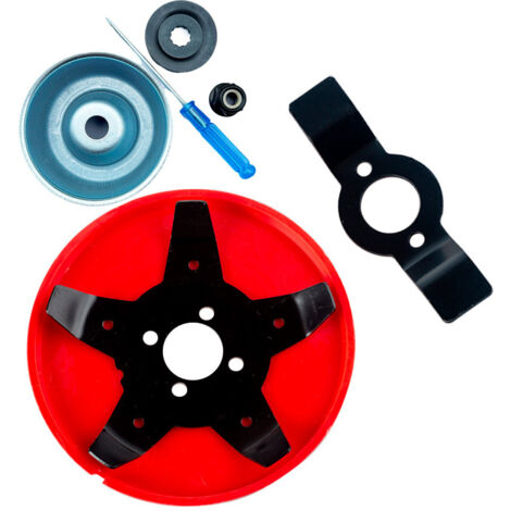 Cabezal de desbrozadora universal, dispositivo de deshierbe, accesorios para desbrozadora, cabezal de corte de alambre de acero para cortacésped/accesorios para cortacésped anfibio + destornillador