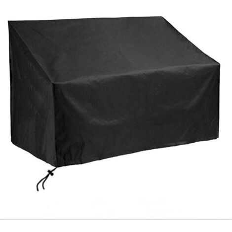 Funda protectora para banco de jardín, funda impermeable para banco de 2 plazas, tejido Oxford 210D transpirable, funda para banco para muebles de jardín, 134x66x89cm (1/4)