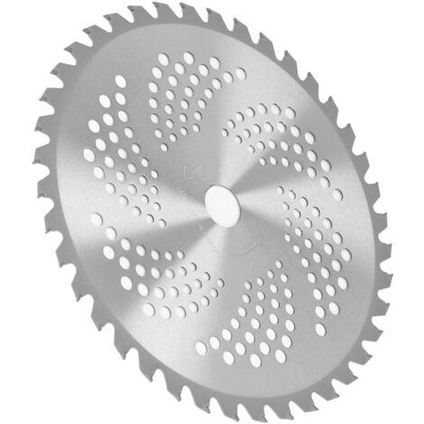 Disco de corte para cortacésped, hoja de sierra para cortacésped, acero de alta velocidad, repuesto para jardinero, arbusto, resistente al calor (1/4)