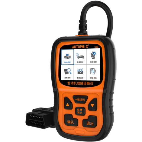 Escáner OBD2 OM126P+, lector de códigos vehiculares para luz de verificación del motor, escáner para diagnóstico automotriz, datos en vivo, lee y borra códigos de falla para todos los vehículos poster (1/5)