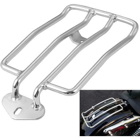 Soporte para tableta para portaequipajes de motocicleta, 180 mm (7 pulgadas), color plateado, compatible con Harley-Davidson XL Sportster Iron 48 883 XL1200 (2004-2018) (1/5)