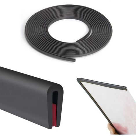 Protector de borde de goma 3M, protector de borde autoadhesivo para puertas de automóviles, protección de puertas, sello de puerta, protección de borde flexible para bordes afilados de chapa metálica (1/5)