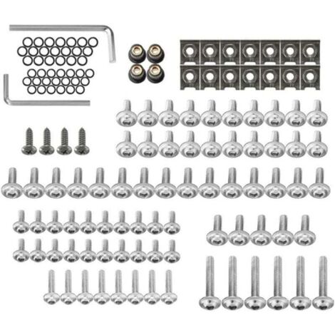 Juego de tornillos para carenado de motocicleta de 137 piezas (1/4)