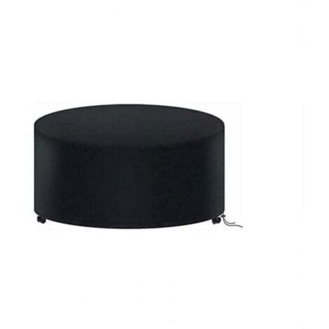 Funda para mesa de jardín redonda, 180 x 90 cm, impermeable, para muebles de jardín, tela Oxford 210D, funda para mesa redonda de exterior. (1/4)