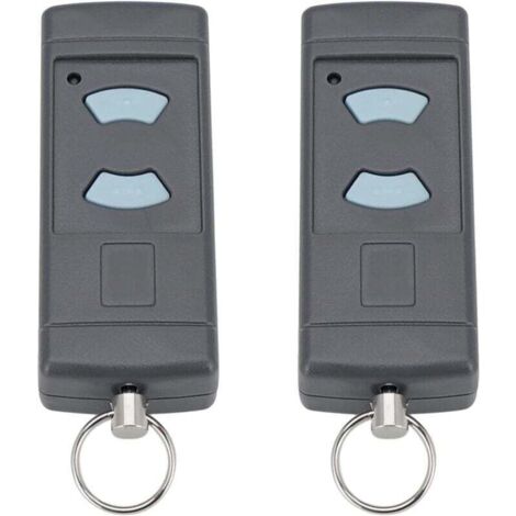 Juego de 2 mandos a distancia de repuesto para abre-puertas de garaje con botón azul, 868 MHz, para HORMANN HSE2-868, HSM4-868, HSE4-868, compatible con Tubauto HSM4-868, HS4-868