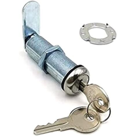 Cerradura de leva extra larga de 54 mm con llave, resistente a la intemperie, para vehículos recreativos, cajones gruesos, archivadores y puertas de compartimentos.