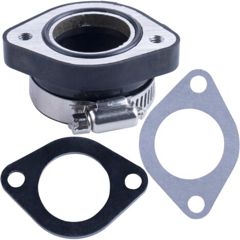 Fuelle de carburador para colector de admisión compatible con Yamaha TTR SSR 125cc, interfaz de goma para carburador de 28 mm, mini motocicleta todoterreno (1/5)