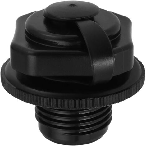 Tapa de válvula de repuesto para bañera inflable, 23,5 mm de diámetro, compatible con Bestway, compatible con la pieza de repuesto Lay-Z-Spa F4C009B, plástico negro.