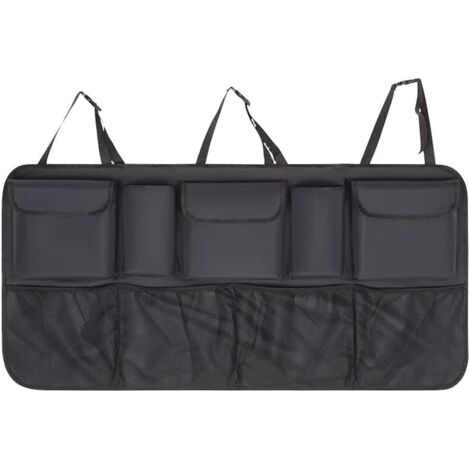 Bolsa de almacenamiento para coche, bolsa de almacenamiento para el asiento trasero, fácil de instalar, gran capacidad, ahorra espacio, cierre de hebilla (1/3)