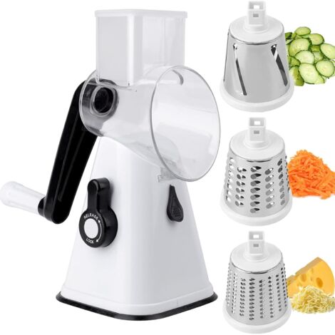 Procesador de alimentos, cortador de zanahorias y verduras, rebanador redondo, rallador de patatas y queso, proyector de alimentos, tolva, rodillo de cocina, utensilios, herramienta multifuncional (1/5)