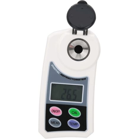 Refractómetro Brix, refractómetro Brix digital, medidor portátil de salinidad de azúcar con alta sensibilidad, para análisis de frutas. (1/5)
