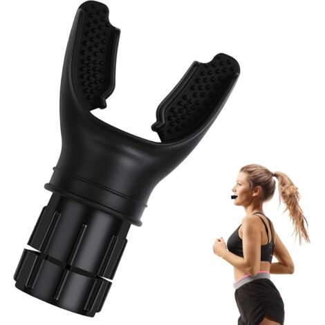Entrenador de ejercicios de respiración profunda, dispositivo para ejercitar los pulmones, herramienta portátil de entrenamiento respiratorio con resistencia ajustable para mejorar la capacidad pulmon (1/5)