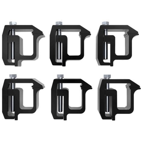 Juego de 6 clips de montaje para carcasa de furgoneta camper, con recubrimiento en polvo, repuesto para Chevy Silverado Sierra 1500 2500 3500, Dakota Ram 1500 2500 3500, F150 F250, (1/4)