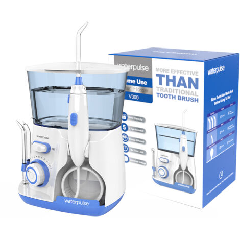 Irrigador bucal eléctrico, limpieza dental, blanqueamiento dental, irrigador bucal a presión, depósito de 800 ml, odontología, limpiador de cepillos de dientes (1/5)