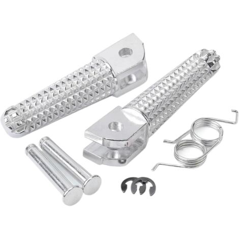 Reposapiés delanteros adecuados para Yamaha YZF R125 R25 R3 MT 125 MT25 MT03 MT09 FZ09 MT10 MT07 FZ6 XJ6, reposapiés para motocicleta, pedales para motocicleta (1/5)