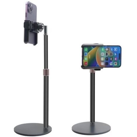Soporte para teléfono móvil para videojuegos. Soporte universal para iPhone, smartphones Android, teléfonos móviles, TikTok, transmisiones en vivo, conducción y vlogs al aire libre. (1/5)
