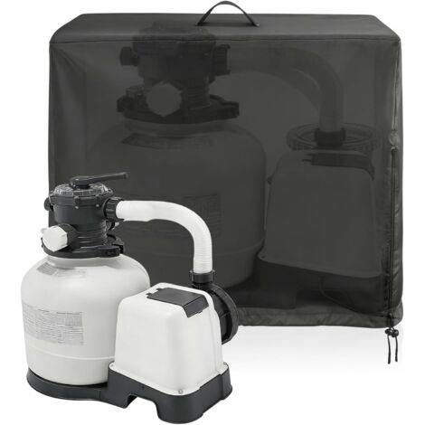 Filtro de arena INTEX para piscinas - 66 x 62 x 72 cm - Tejido Oxford 420D resistente a los rayos UV - Cubierta impermeable para bomba de piscina exterior