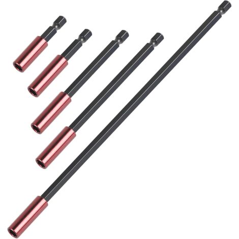 varillas de extensión magnéticas de 50/60/100/150/300 mm, barra de liberación hexagonal de 1/4", soporte de extensión para brocas, destornilladores, destornilladores de impacto y destornilladores inal (1/5)