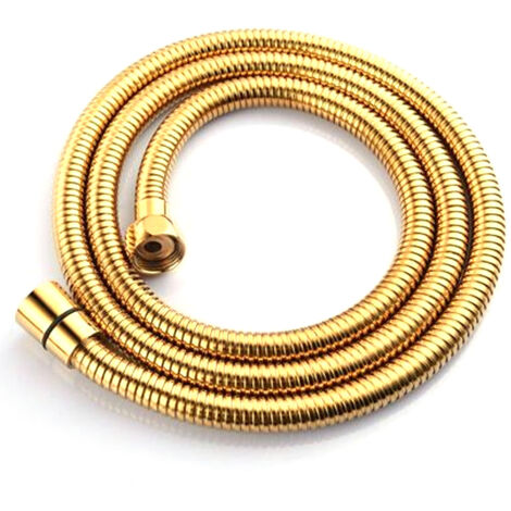 Hochwertiges Edelstahl-Duschschlauch Ersatz für Handbrause, Extra-Lang 150 cm (Gold) (1/5)
