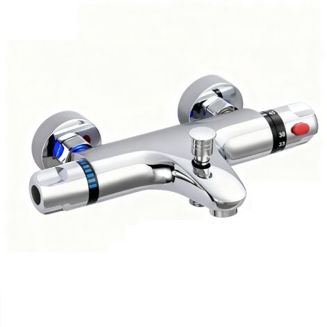 Hochwertiges Edelstahl-Waschtisch- und Duschset mit Einhebelmischer und modernem Design (1/5)