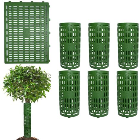 Set aus 6 wasserdichten, robusten und verstellbaren Baumstammschutzfolien aus Kunststoff für den Garten (1/5)