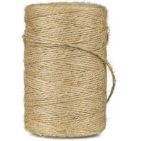 200 m Juteschnur, Gartenschnur, natürliches Juteseil, Kunsthandwerksschnur, für Gartenarbeit, Dekoration, Geschenkverpackung, kreative Künste