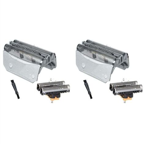 2X 51S – Ersatzscherkopf für Series 5 51S, Silber (1/4)