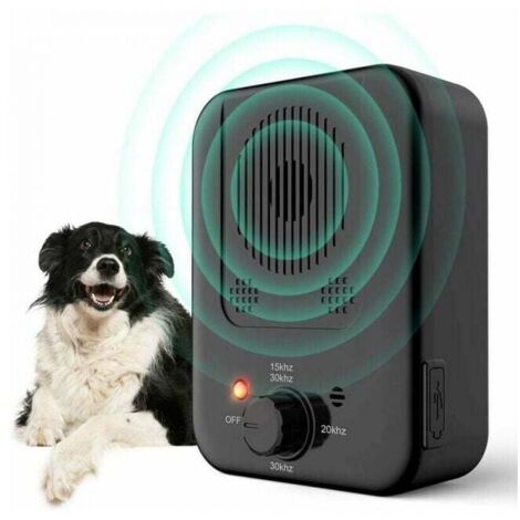 Wasserdichtes automatisches Ultraschall-Antibellgerät für Hunde, Ultraschall-Antibellgerät, geeignet für kleine und große Hunde (1/4)