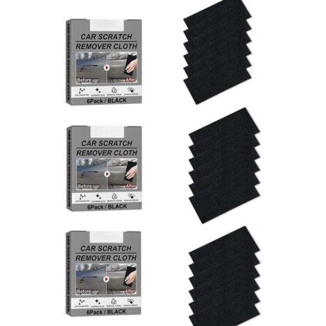 18-teiliges Nano-Glitzertuch zur Reparatur von Autokratzern, Nano-Zaubertuch, Mehrzweck-Autokratzerentferner zur Reparatur leichter Lackkratzer, Lackpflege, Autoreinigung