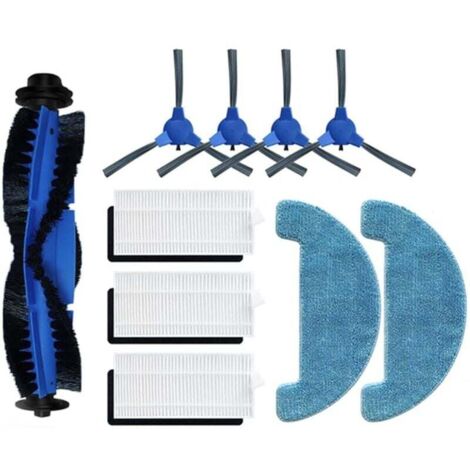 Besttoolifes Ensemble d'accessoires pour robot Ultenic D10 – Brosse principale, brosses latérales, filtres, tampons de balai – Pièces de rechange pour aspirateur robot Ultenic D10 – Microfibre nylon Besttoolifes Ensemble d'accessoires pour robot Ultenic D10 – Brosse principale, brosses latérales, filtres, tampons de balai – Pièces de rechange pour aspirateur robot Ultenic D10 – Microfibre nylon