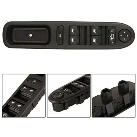 Fensterheberschalter vorne links Passend für Peugeot 207 Citroen Fensterheberschalter vorne links 6490.EH 6490EH SW-FH-PJ-612A (1/3)
