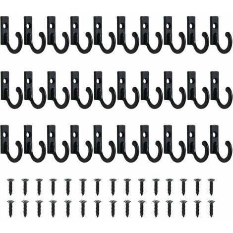 Kleine Vintage-Haken, Schlüsselhalter zur Wandmontage, Haken zum Aufhängen von Schmuck, Schlüsselhaken für Kleidung, Haken mit Schrauben, Garderobenständer für die Wandmontage, Badezimmer, Küche (1/4)