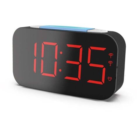 Lauter Wecker fr Langschlfer, 3-stufige progressive Lautstrke/Vibration, automatische Helligkeitsregelung, 7 Nachtlichter, Vibrationswecker mit Bettschttler, 12/24 Stunden, 2 USB-Anschlsse, Schlu Lauter Wecker fr Langschlfer, 3-stufige progressive Lautstrke/Vibration, automatische Helligkeitsregelung, 7 Nachtlichter, Vibrationswecker mit Bettschttler, 12/24 Stunden, 2 USB-Anschlsse, Schlu