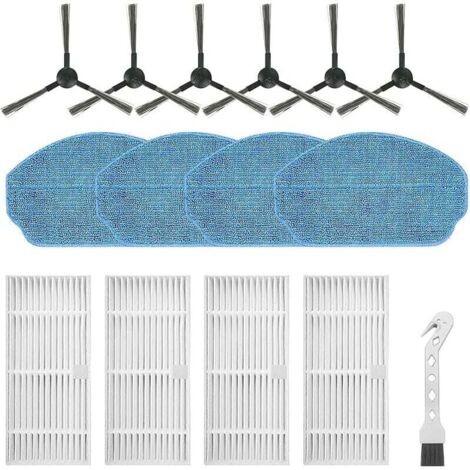 Accessoires pour EICOBOT BR150, pour aspirateur robot Cecotec Conga 999 Origin X-Treme Pièces de rechange, 6 brosses latérales, 4 (1/4)