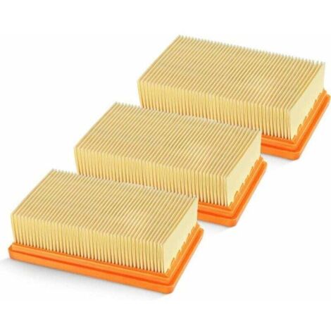 6er-Pack Filter für Kärcher MV4, MV5, MV6, WD4, WD5, WD6 Staubsauger - Ersatzteile, Leberfilter