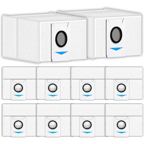 (10 Stück) Ersatzstaubsaugerbeutel für ECOVACS DEEBOT X1 OMNI X1 PRO OMNI X1 OMNI T10 OMNI, Filterbeutel kompatibel mit (1/4)