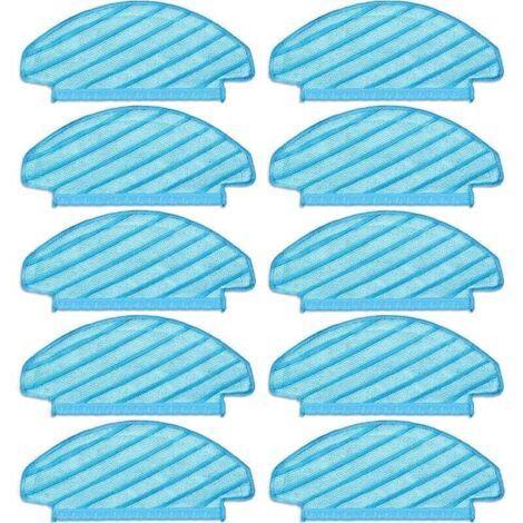 (10 Stück) N10 waschbare und wiederverwendbare Wischpads für ECOVACS DEEBOT OZMO N10/ N10 Plus/ T8/ T8+/ T8 AIV Staubsauger (1/4)