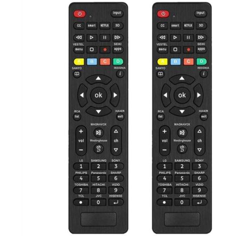 Universelle Ersatz-TV-Fernbedienung, kompatibel mit For und mehr (1/4)