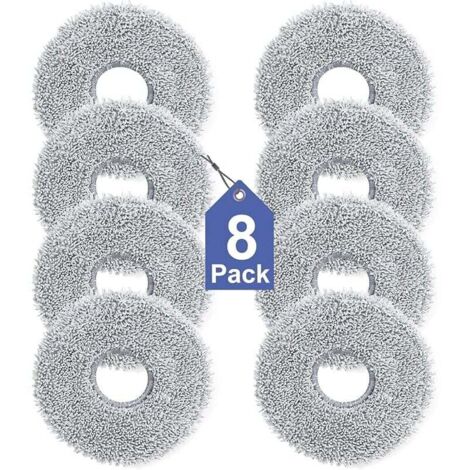 Pack de de 8 Lingettes pour Dreame L10s/L10/L20/X40/L40/X50/L50 Pro Ultra, XU, Xiaomi X20 Pro/Max, Ecovacs Deebot T30 Pro OMNI, T30S Pro A - KZQ Pack de de 8 Lingettes pour Dreame L10s/L10/L20/X40/L40/X50/L50 Pro Ultra, XU, Xiaomi X20 Pro/Max, Ecovacs Deebot T30 Pro OMNI, T30S Pro A - KZQ