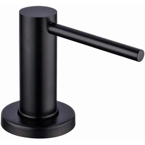 Distributeur de savon 500ml pompe à savon noire pour éviers de cuisine (1/5)
