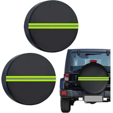 Stück Autoreifenabdeckungen, winddicht, wasserdicht, staubdicht, reflektierend, Staubschutz für den Außenbereich, Reisen, Garage, Anhänger, Camping, Parkplatz, Zuhause, Wohnwagen