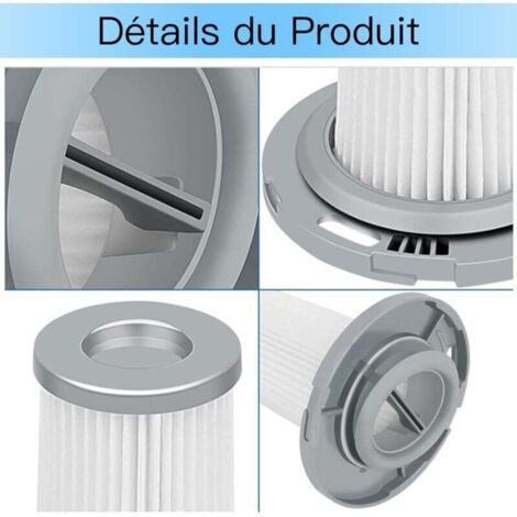 HUAYUWA 2 Stück Ersatzfilter ZR009005 – Kompatibel Für Rowenta X-Force Flex 8.60 Akku-Staubsauger, Effiziente Partikelfilter
