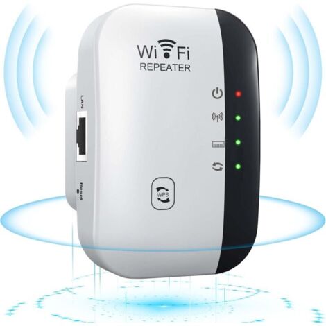 WLAN-Repeater, Netzwerk-Extender, Verstärker, große Reichweite, einfach zu installieren, Signalverstärker, weiß (1/4)