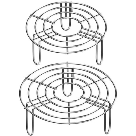 2 Stück Edelstahl-Dampfgestell, rundes Kochgestell, Schnellkochtopf-Gestell, Dampfgestell, Kühlgestelle